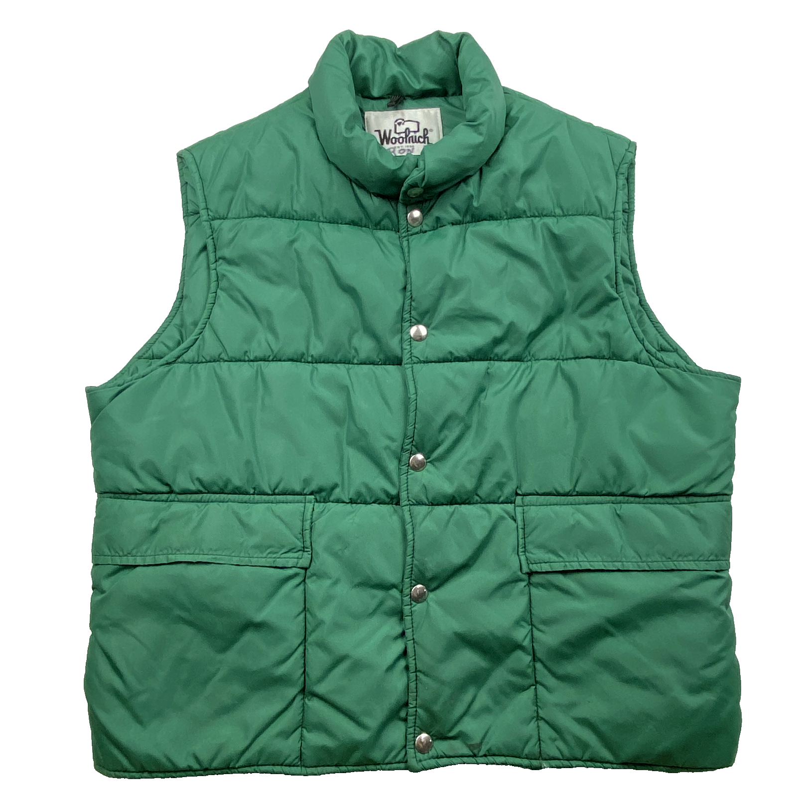 80s Woolrich Vintage Puffer Vest Adult Large Green Gorp Core