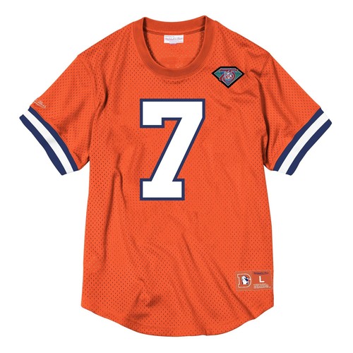 Мужские Mitchell & Ness NFL Name & Number Mesh Crew Neck Denver Broncos