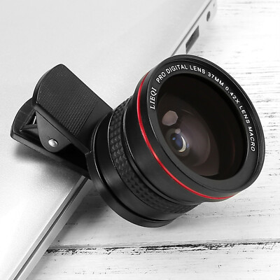 0.42x Wide Angle Fisheye Lens + Macro LENS for Sony Camcorder & Phone Camera US