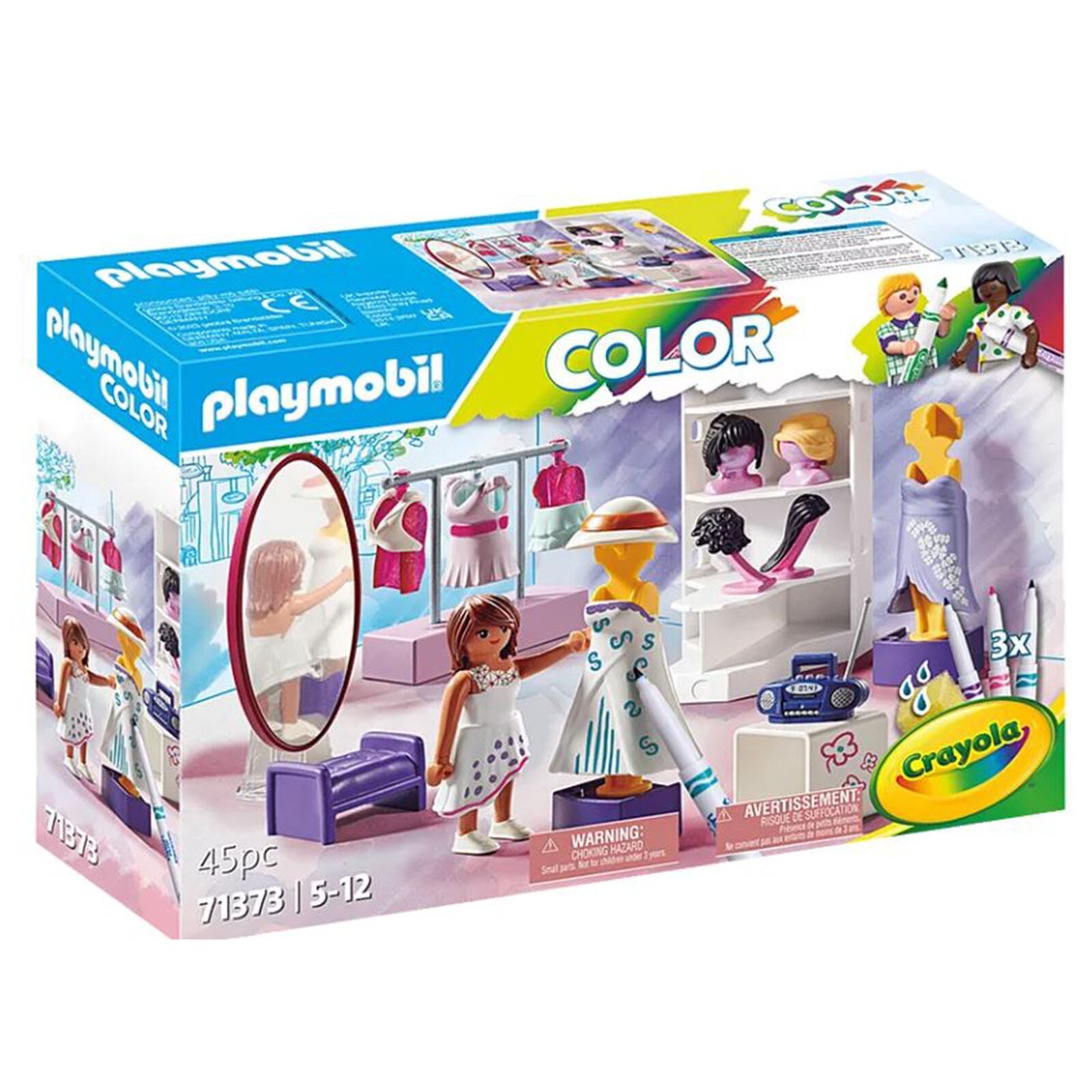 Игровой набор Playmobil Color Dressing Room Building Set 71373 НОВЫЙ