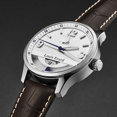 Pre-owned Louis Erard Louiserard 1931, M, Strp, Sil Bd Dt-d,s/s-b,m A