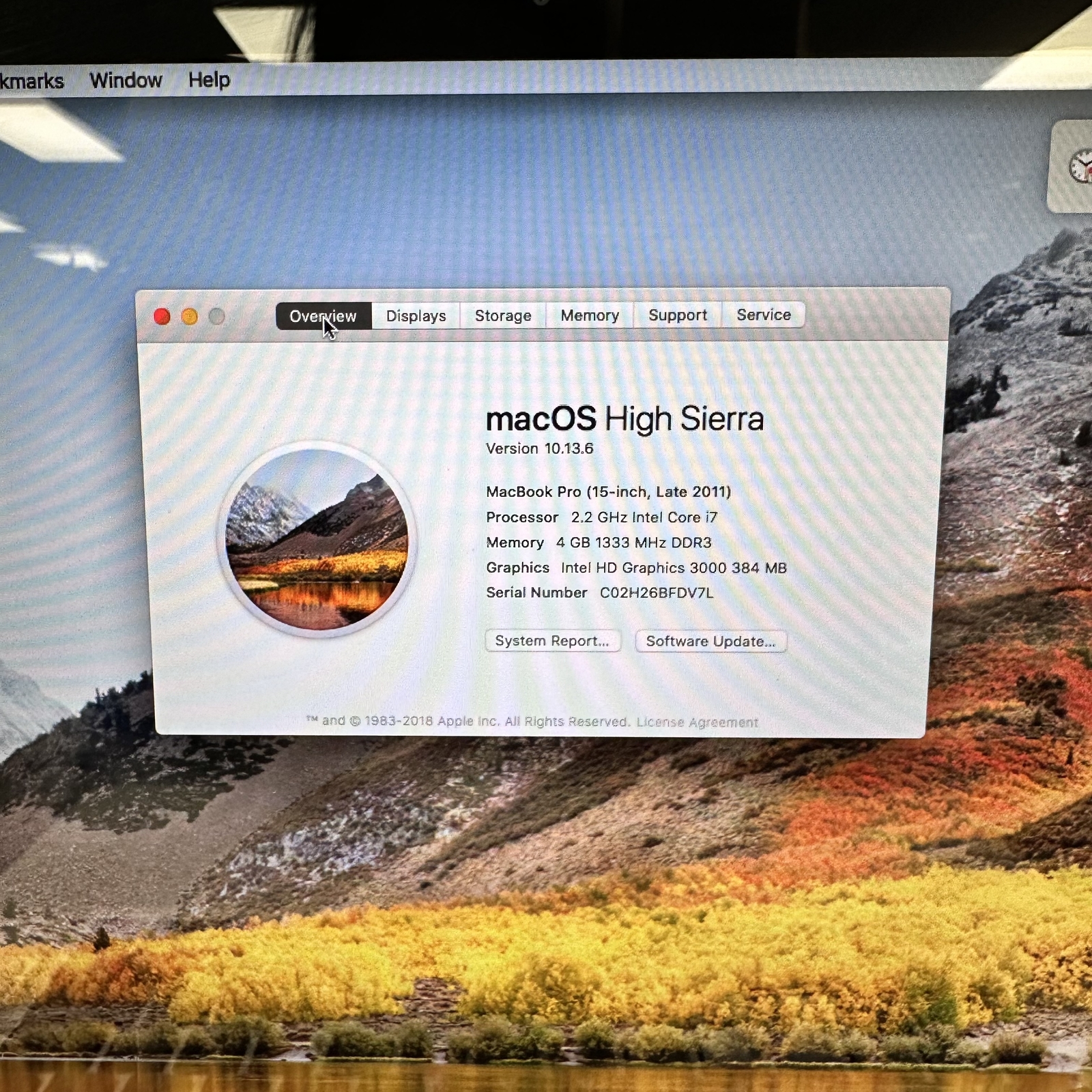 Apple MacBook Air 15-Inches Late 2011 Intel Core i7 2.2GHz 4GB RAM 500GB HDD - Picture 12 of 12