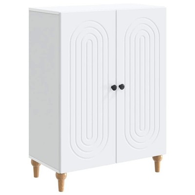 Sideboard White 66 x 34.5 x 90 cm Engineered Wood