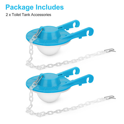 2X Toilet Flapper Ultra High Performance Parts Universal for 2-Inch Flush Valves