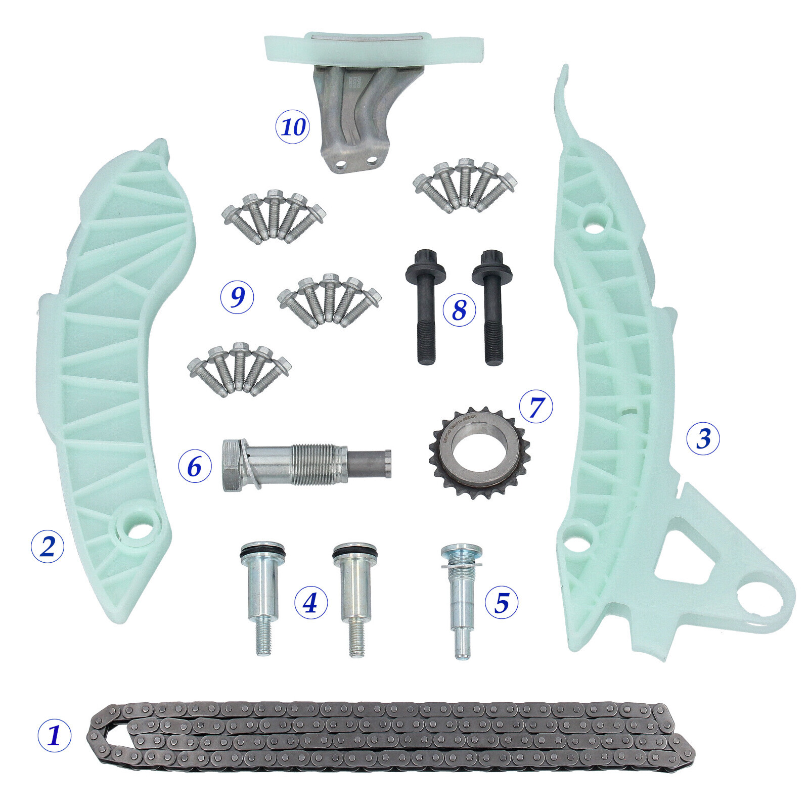 Kit de Distribution Chaine pour BMW 1 3 Citroen C3 C4 Mini R56 Peugeot 207 308