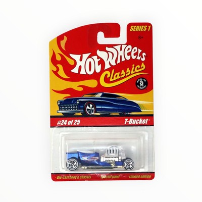 Hot Wheels T-Bucket #24 - Blue - 2005 Hot Wheels Classics B