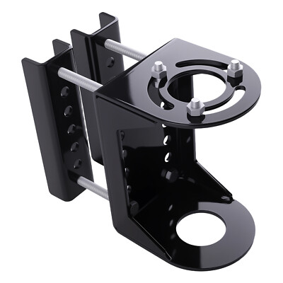 RV Trailer Jack Mount Bracket Kit Steel 3-Bolt Pattern Side Mount Design New
