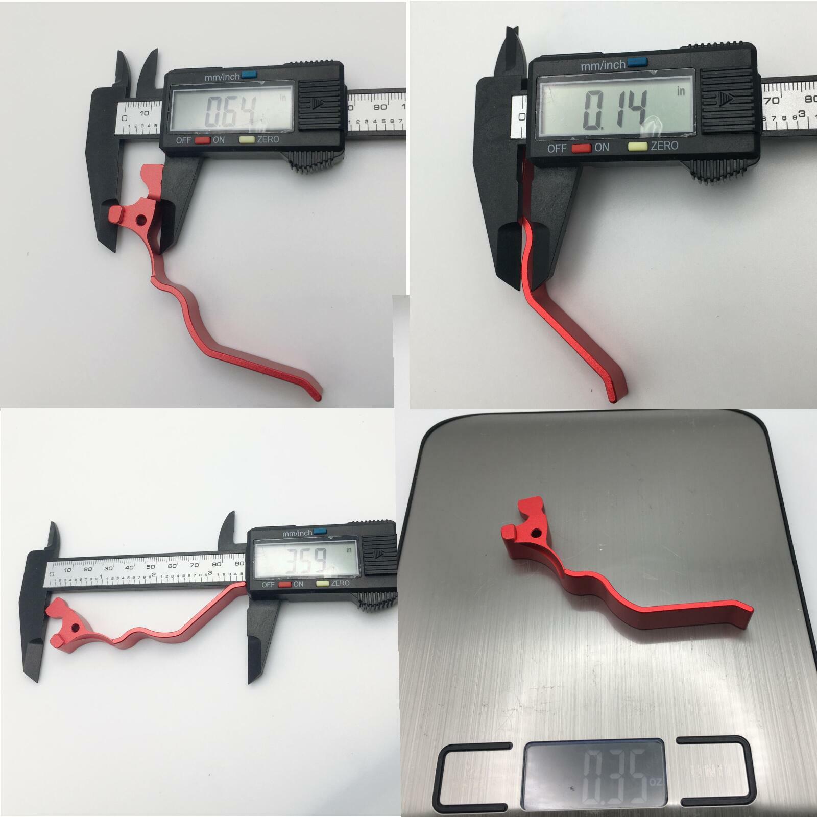 Extended Magazine Release Lever For Ruger 10/22 Aluminum Black/Red/Silver/Gold/B