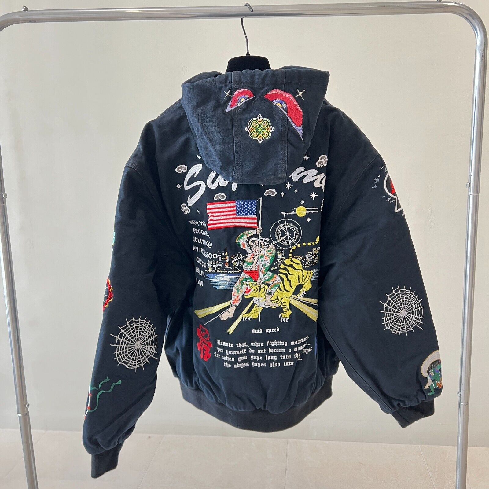Supreme Aoi Hooded Work Jacket Black - 24SS # | eBay Supreme Aoi Hooded Work Jacket Black - 24SS # | eBay