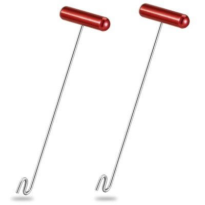 2 Pcs Fish Hook Remover Tools Summer Fishing Hook Saltwater Dehooker Aluminum...