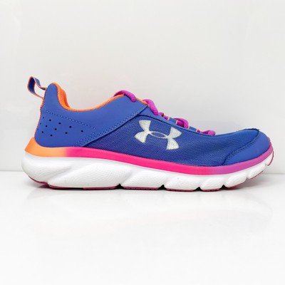 

Under Armour Girls Assert 8 3022100-402 Синие кроссовки для бега Размер 6Y, Синий, Assert 8