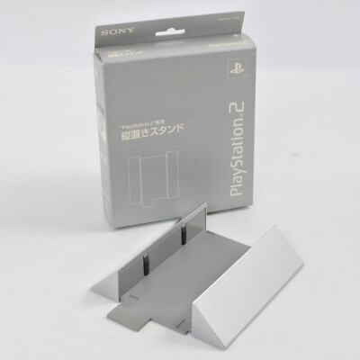 PS2 Official Stand Silver SCPH-10040 Boxed SONY Playstation 2  JAPAN Ref 2242