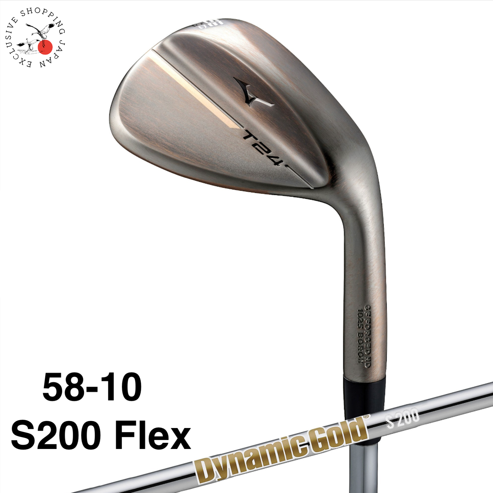 MIZUNO T24 Wedge Denim Copper Finish 58-10 Sole V Dynamic