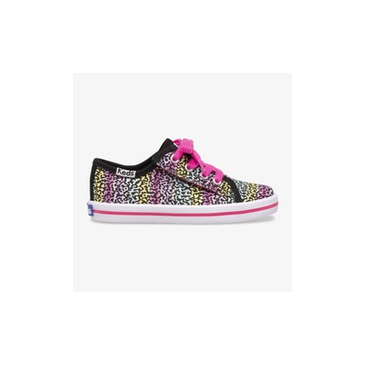 Keds Little Kid Kickstart Seasonal Jr Sneaker Black/Rainbow 7.5 M Fashion