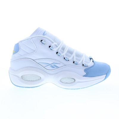 Мужские белые кожаные спортивные баскетбольные кроссовки Reebok Question Mid GW8854 10