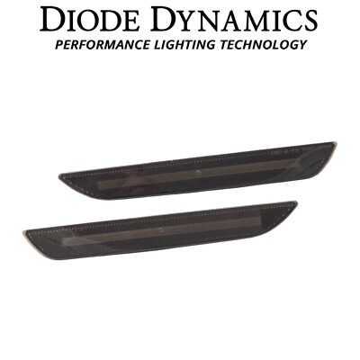 Diode Dynamics Plug-&-Play Smoked LED Rear Sidemarker Set For 15-22 Ford Mustang