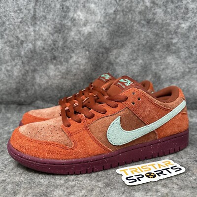 Nike Dunk Low Pro SB Shoes Mens Size 10 Mystic Red Emerald Rise DV5429-601