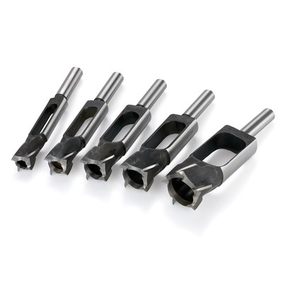 WOODRIVER 5-Piece Plug & Tenon Cutter Set
