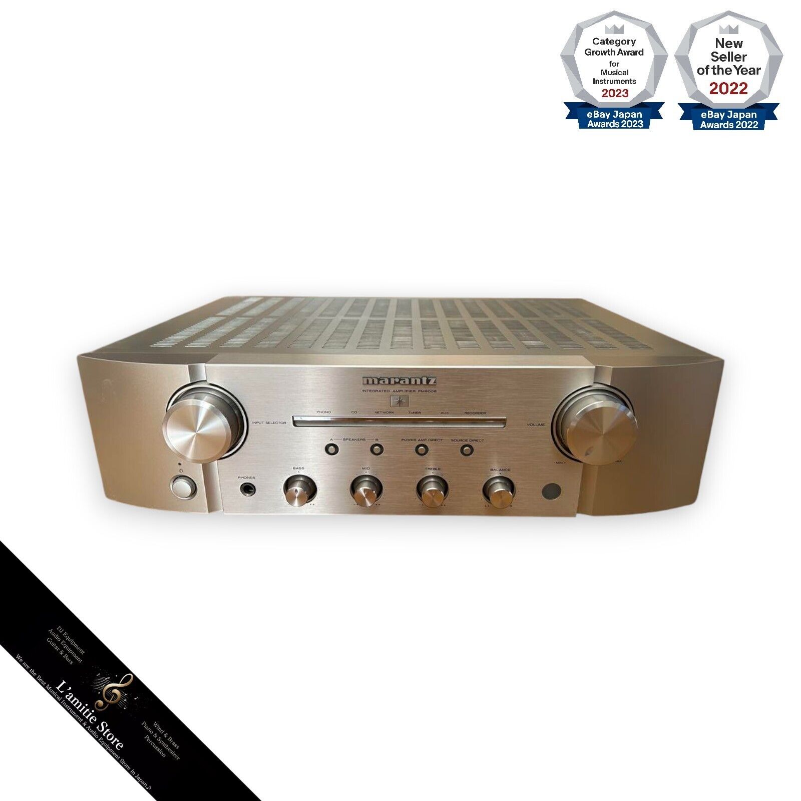 MARANTZ PM8006 Integrated Amplifier 2-Channel Silver AC 100V MARANTZ PM8006 Integrated Amplifier 2-Channel Silver AC 100V