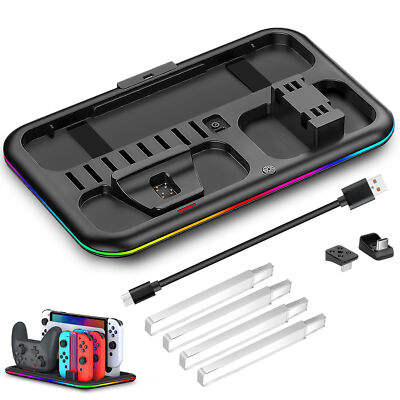 Switch Controller Charger Station for Nintendo Switch/OLED Joy-con Charging Dock