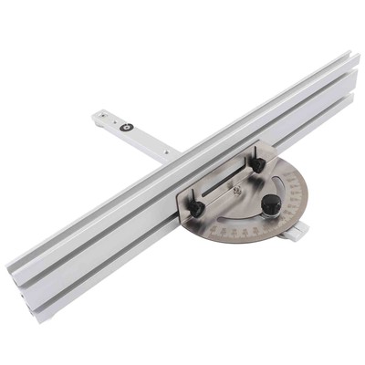 Miter Gauge And Fence Light Weight Angle Locking Aluminum Alloy High Accuracy
