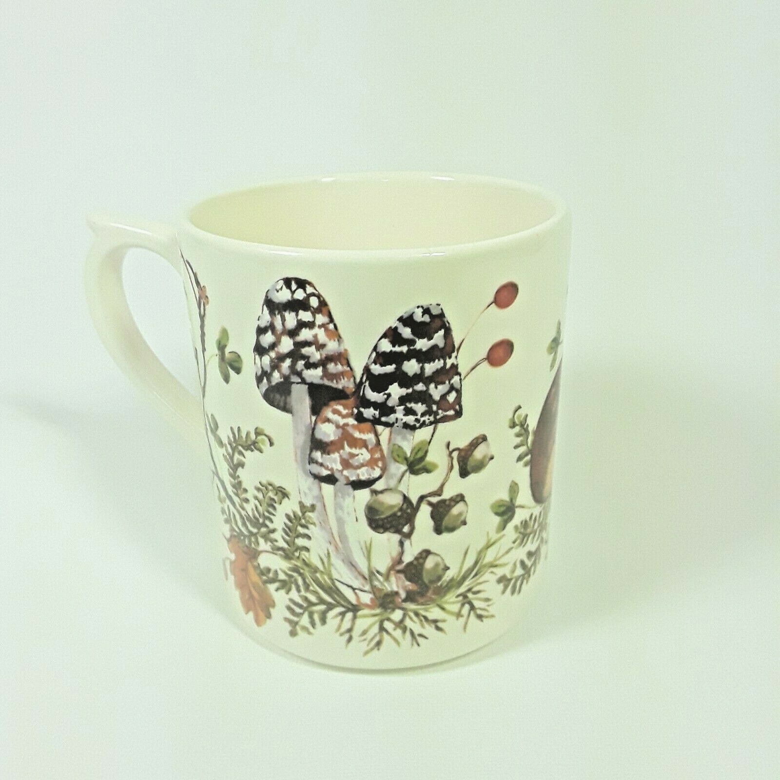 Gien Mug Cup Chanterelle Mushrooms France Novelty Botanical 10oz