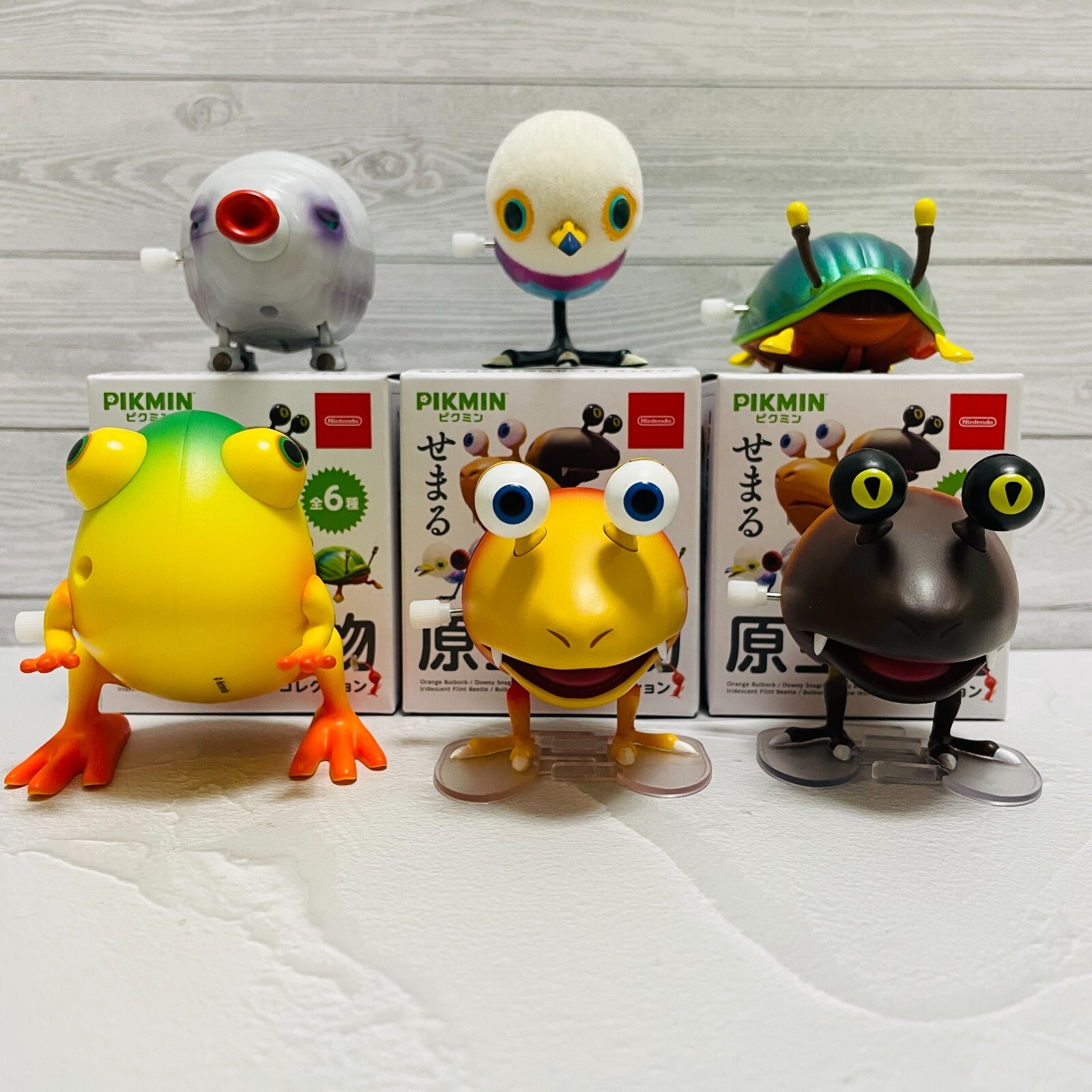 Pikmin Protists Figure Collection Complete BOX set of 6 Pikmin Protists Figure Collection Complete BOX set of 6