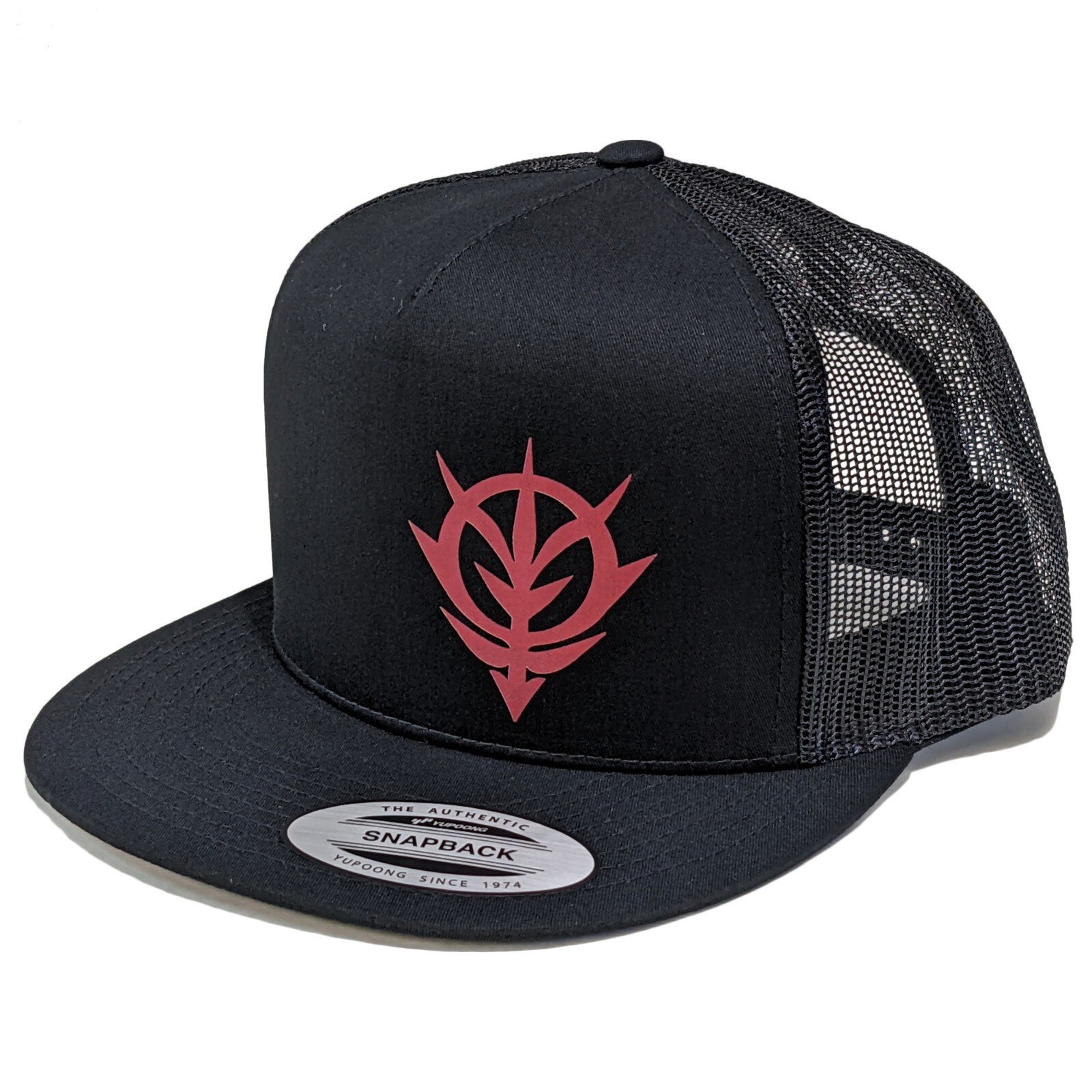 Zeon Logo Symbol Mobile Suit Gundam Anime Cap Flat Bill