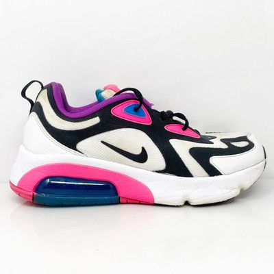 

Nike Girls Air Max 200 AT5630-100 Белая повседневная обувь Кроссовки Размер 6Y, Белый, Air Max 200