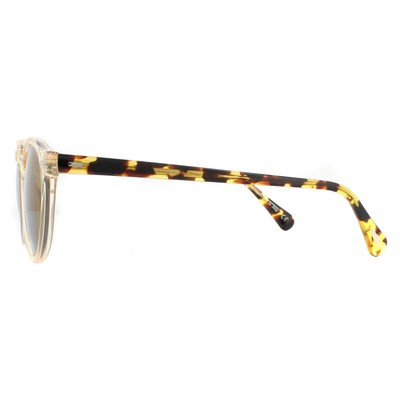 Pre-owned Oliver Peoples Sunglasses Gregory Peck Ov5217s 1485w4 Buff Tortoise Gold Mirror