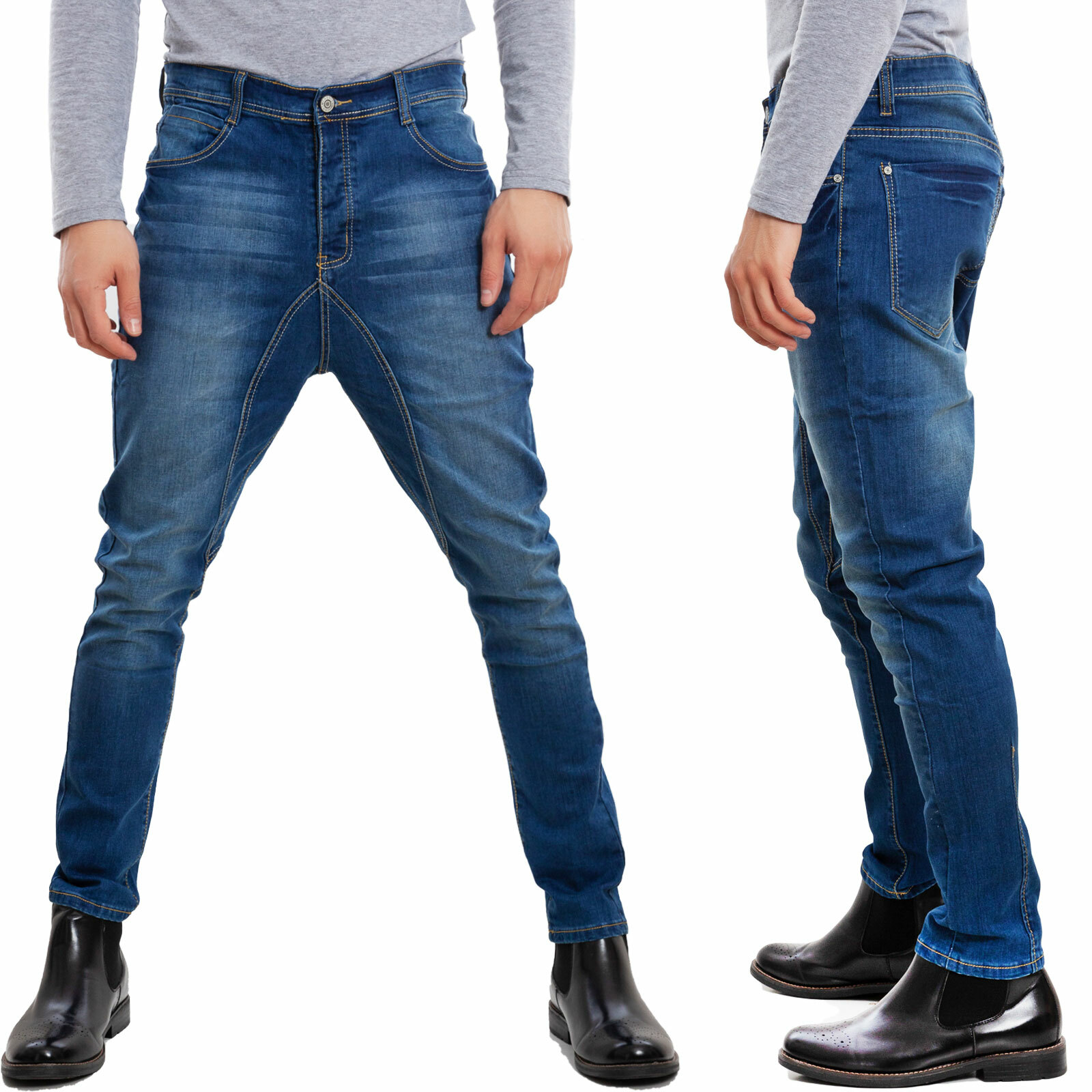 drop crotch jeans