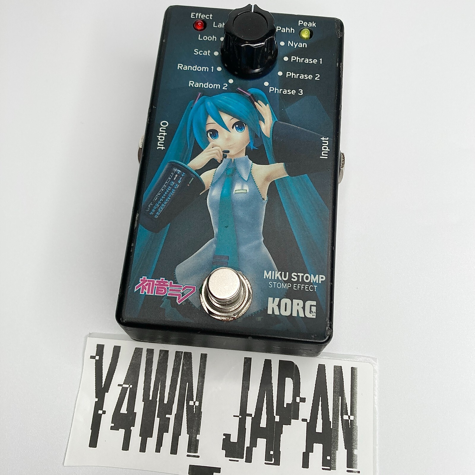 KORG MIKU STOMP エフェクター　中古 KORG Miku Stomp Vocaloid Hatsune Miku 2014 Guitar Effector