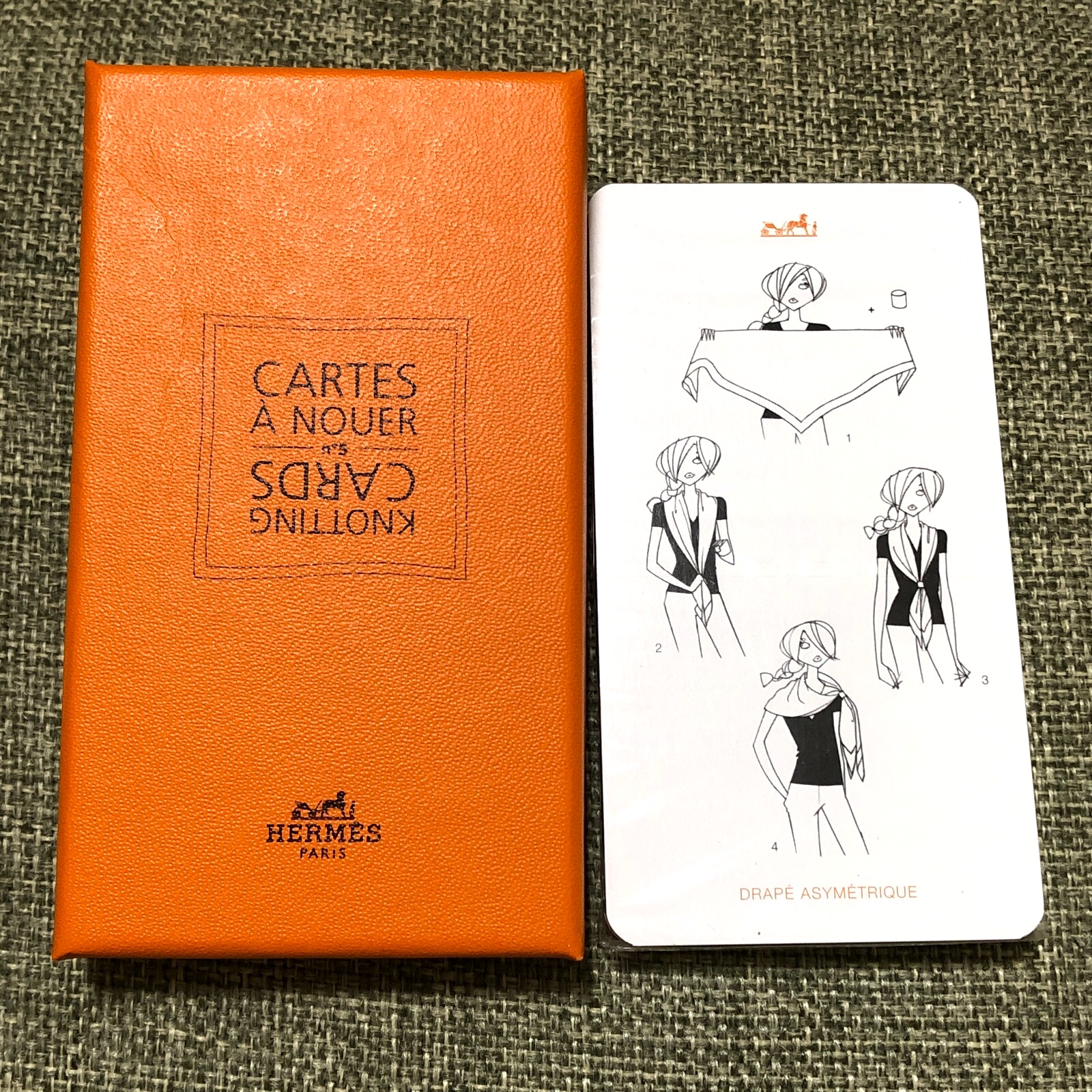 Sealed Hermes Scarf Knotting Cards No. 5 'Cartes a Nouer