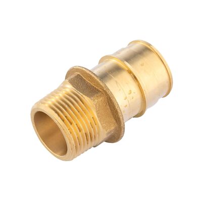 EFIELD 2-100 Packs Pex A 1'' x3/4'' Male Adapter Expansion Brass Fittings No Lead