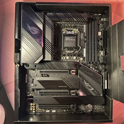 ASUS ROG Strix Z590-E Gaming WiFi Motherboard (Parts Only) READ DESCRIPTION