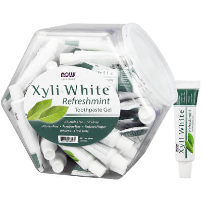 NOW FOODS Xyliwhite Remint Fishbowl 40 1 oz tubes