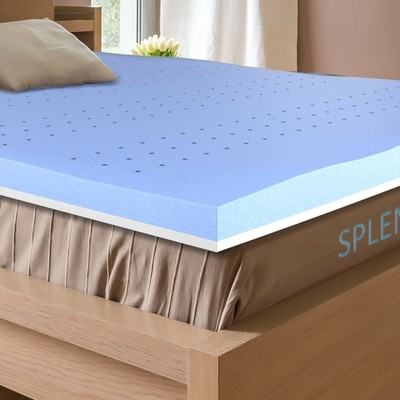 Firm 3 Inch Memory Foam Mattress Topper for Queen Size