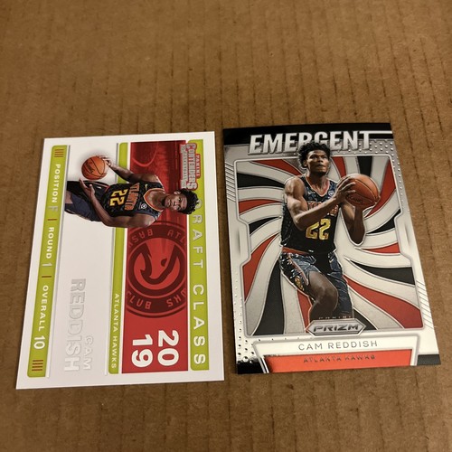 CAM REDDISH RC 2019 Contenders DRAFT #10 & Prizm WMERGENT #3