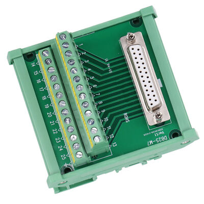 DB25 To Terminal Connector Adapter Plate PCB Board Straight Female With Hous CAD