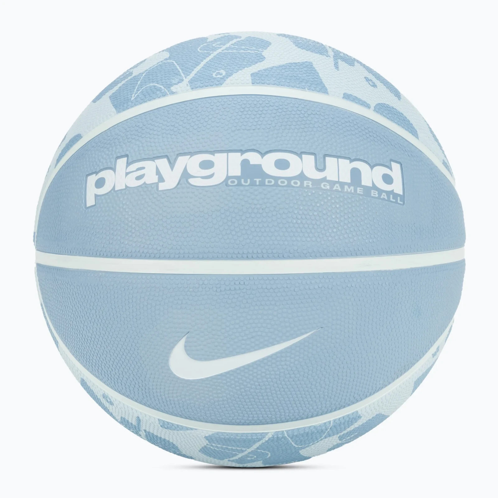 NIKE EVERYDAY PLAYGROUND GRAPHIC BASKETBALL BALL -SKY BLUE