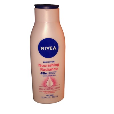 NIVEA Body Lotion Nourishing Radiance 48hr Moisturizer Gradual Tanner 13.5 fl oz