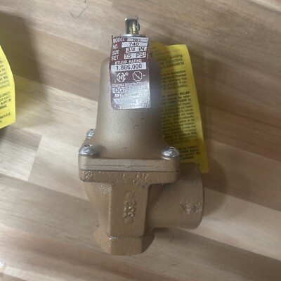 Watts 1  740 Model M1 740 Boiler Pressure Safety Relief Valve Psi 75