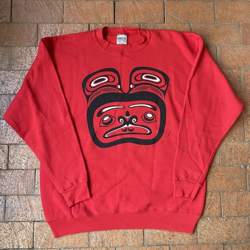 Vintage Oneita Deadstock 90s Sweatshirt Red XL Made In USA Vintage Oneita Deadstock 90s Sweatshirt Red XL Made In USA
