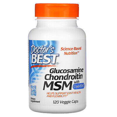 Doctor's Best Glucosamine Chondroitin MSM with OptiMSM, 