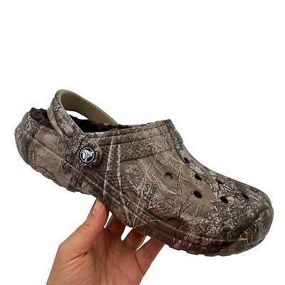 Camo crocs with outlet fur