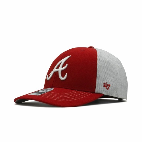 Мужские кроссовки 47 Brand Atlanta Braves MVP Strapback - красный/серый