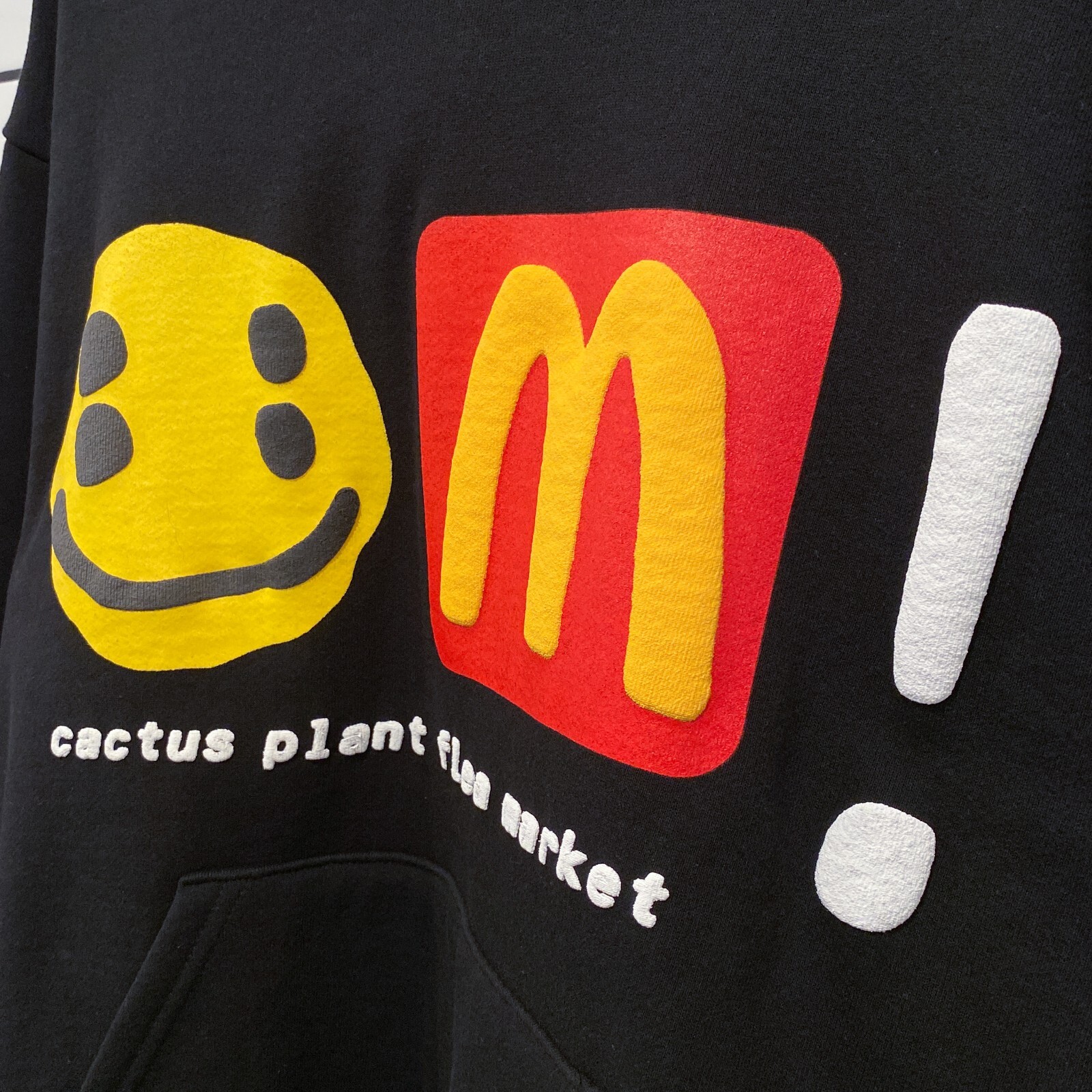 Pre-owned Cactus Plant Flea Market X Mcdonalds Icons Hoodie Black Limited