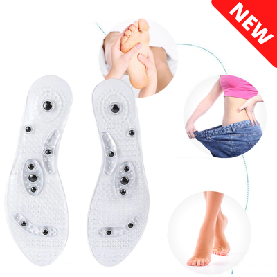 ✅ Massage Orthopädische Akupressur Magnetische Einlegesohlen Gel Fußtherapie ✅
