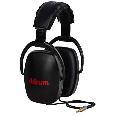 Ddrum DDSCH Studio Class Isolation Headphones, Black