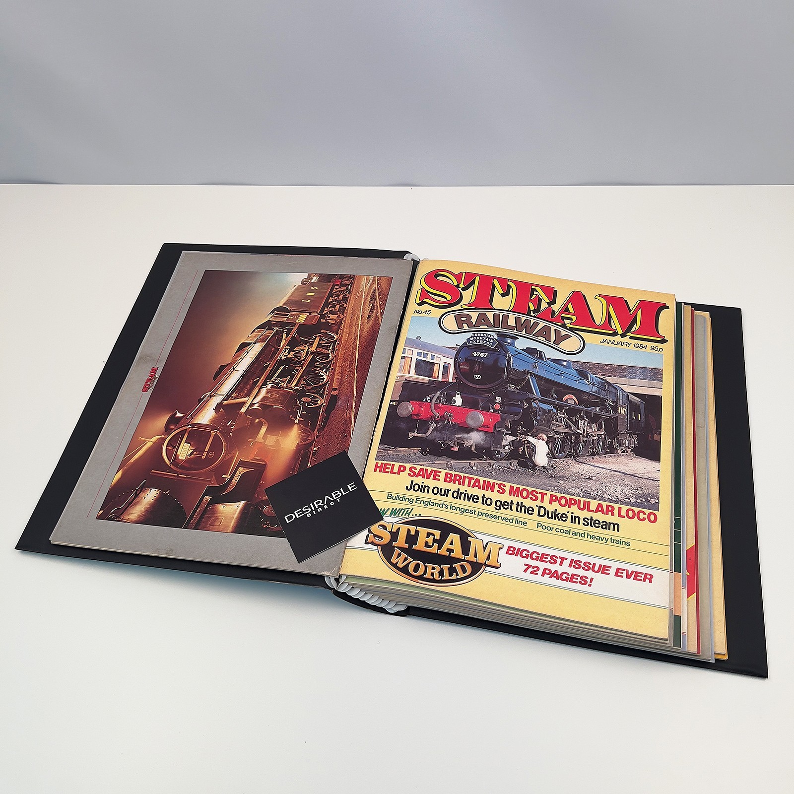 Steam Railway Magazine Issues 43-56 1983-1984 Inc Steam World Vintage Bundle Image 1